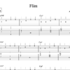 Guitar Tabulature for Flim by Aphex Twin