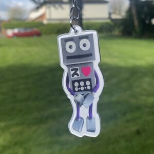 pic of robot keychain